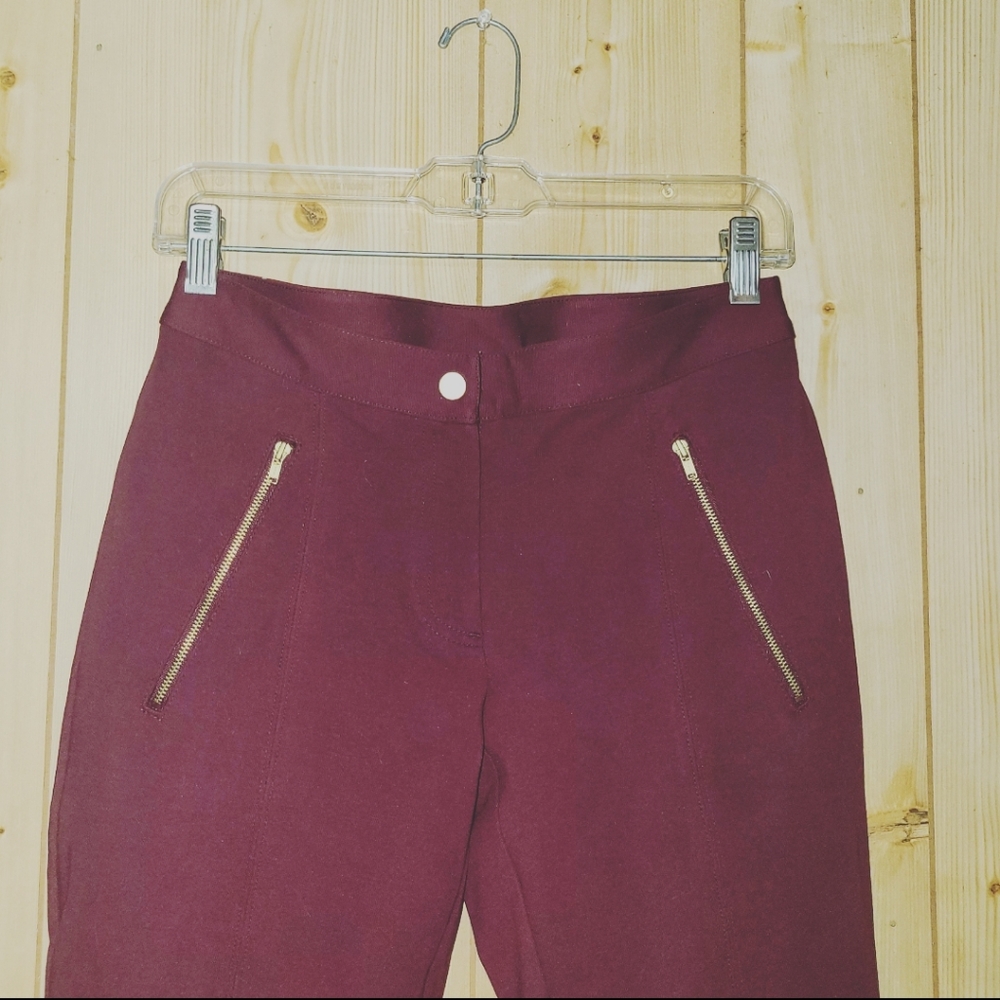 Burgundy Work Pants